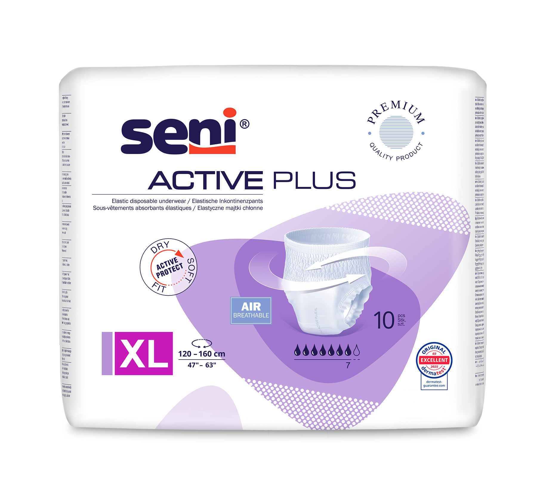 Труси поглинальні для дорослих SENI ACTIVE PLUS extra large 10шт.